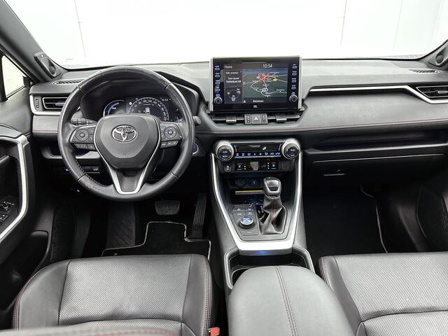 Toyota RAV4 2.5 Plug-in Hybrid AWD Bi-Tone Plus | BTW voertuig | Panorama schuif/kantel dak | JBL | Head-Up Display | Dodehoek detectie | 360 Camera | Camera functie binnenspiegel | Stoelventilatie | Stoelverwarming |