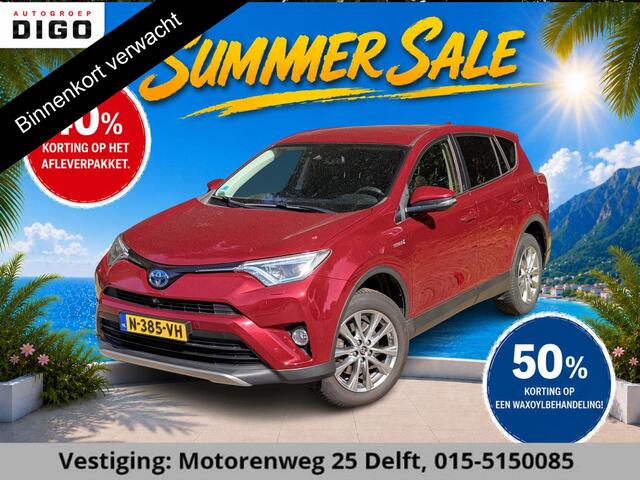 Toyota RAV4 2.5 HYBRID AWD DYNAMIC GARANTIE 4-2029! TREKHAAK . PARKEERSENSOREN VOOR & ACHTER . STOEL/STUUR VERWARMING .