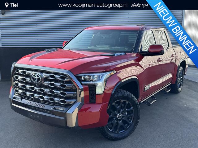 Toyota TUNDRA 3.5L Hybrid Platinum Crew Max Full-option! 5-Zits, Schuif/kanteldak, 360° CAMERA, Dodehoekdetectie, Leder, Premium Sound