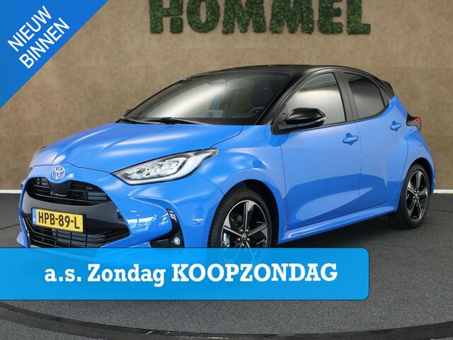 Toyota YARIS 1.5 Hybrid 130 Launch Edition - ORIGINEEL NEDERLANDSE AUTO - NAVIGATIE - PANORAMADAK - 17 INCH LICHT METALEN VELGEN - HEAD UP DISPLAY - JBL AUDIO - TWO TONE LAK - STOELEN/ STUUR VERWARMD