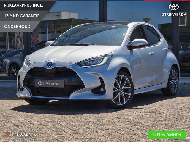 Toyota YARIS 1.5 Hybrid Executive Panoramadak Trekhaak volledig leder interieur