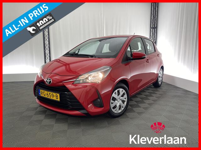 Toyota YARIS 5-deurs 1.0 VVT-i Comfort | Airco | Cruise control | Bluetooth | Leer stuur