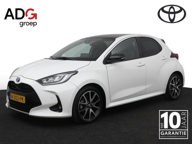 Toyota YARIS 1.5 Hybrid Executive | Stuur en stoel verwarming | Panoramadak | Parkeersensoren | Leder / stof bekleding |