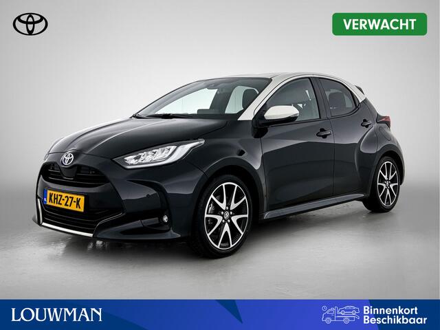 Toyota YARIS 1.5 Hybrid Executive Bi-tone | BTW voertuig | Head-Up Display | Dodehoek detectie | Parkeersensoren voor+achter | Stoelverwarming | Apple CarPlay/Android auto | Onderweg-naar-dealer