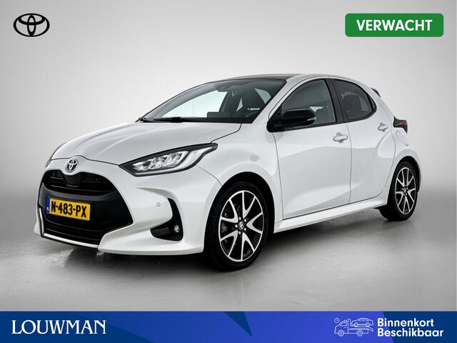 Toyota YARIS 1.5 Hybrid Executive Premium Pack | 1e eigenaar | Dealer onderhouden | JBL | Head-Up Display | Panoramadak | Stuur + stoelverwarming | dodehoek detectie | Parkeersensoren Voor+achter | Onderweg-naar-dealer