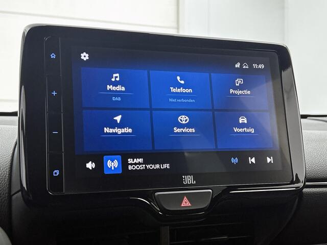 Toyota YARIS 1.5 Hybrid GR Sport | JBL | Head-Up Display | Dodehoek detectie | Stuur+stoelverwarming | Parkeersensoren voor+achter | Apple CarPlay/Android auto |