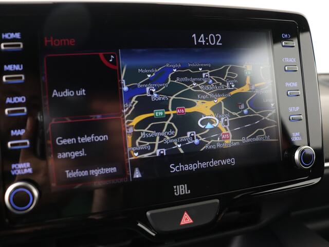 Toyota YARIS 1.5 Hybrid Launch Edition | Dealer Onderhouden | JBL | Head-Up Display | Dodehoek detectie | Parkeersensoren voor+achter | Stoelverwarming | Draadloze telefoonlader | Navigatie | Apple CarPlay/Android Auto |