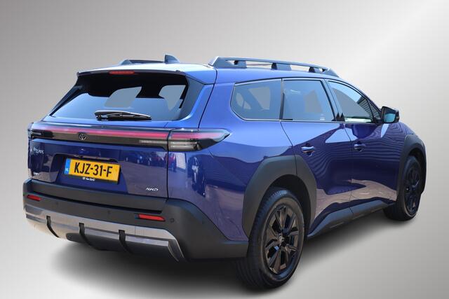 Toyota bZ4X Touring Executive AWD 75 kWh, Panoramisch dak, Stoelverwarming en Koeling, BSM, JBL, DEMOVOORDEEL ¤2.000,-!