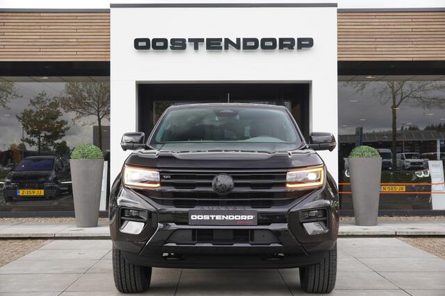 Volkswagen AMAROK 3.0TDI/240pk 4Motion Plus Cab Aventura BLACKSTYLE (2 persoons/ grijs kenteken)|2024|Leer|Trekhaak|360 Camera|Virtual Cockpit|Blindspot|21"Blackstyle|Elektr. Roll Cover|IQ LED|PDC|Harman/Kardon|Cruise+ACC|Dakrail