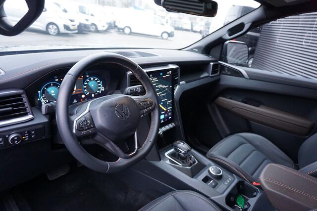 Volkswagen AMAROK 3.0 TDI V6 4x4 4Motion PanAmericana Digitaal Dashboard Apple Carplay 3500kg Trekhaak Navi Lederen bekleding