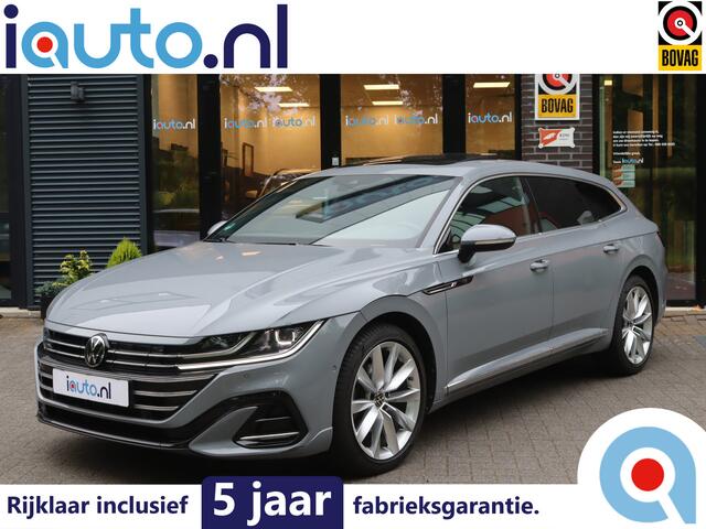 Volkswagen Arteon Shooting Brake 1.4 TSI eHybrid R-Line Pano/IQ.Light/Navi Pro/Keyless/Elek. lederen R Sportstoelen/DCC/ACC/Camera/Virtual Cockpit/Trekhaak wegkl.
