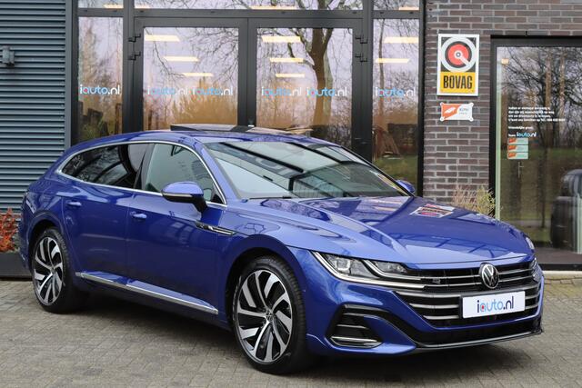 Volkswagen Arteon Shooting Brake 1.4 TSI eHybrid R-Line Pano/IQ.Light/360/Navi Pro/Head-up/Keyless/Elek. lederen R Sportstoelen/DCC/ACC/Virtual Cockpit/Trekhaak wegkl.