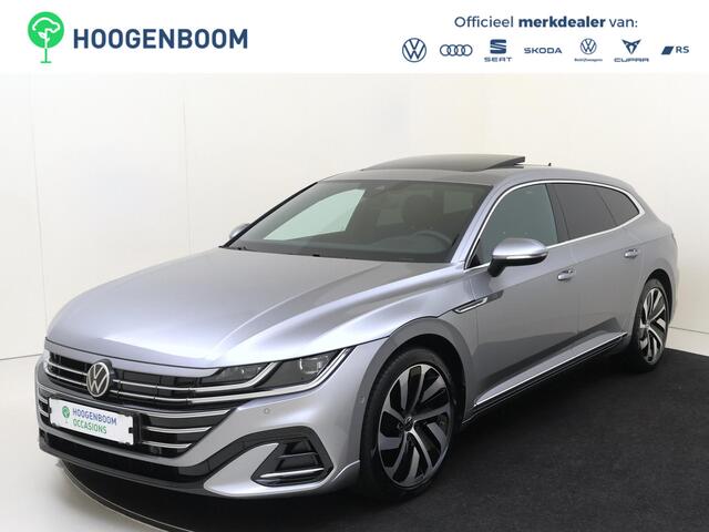 Volkswagen Arteon Shooting Brake 1.4 TSI eHybrid R-Line Business | SoH 90% | Panoramadak | Trekhaak | Head-up display | Adaptieve demping | Stoelverwarming voor en achter | Keyless | Parkeerassistent | Adaptieve cruise control |