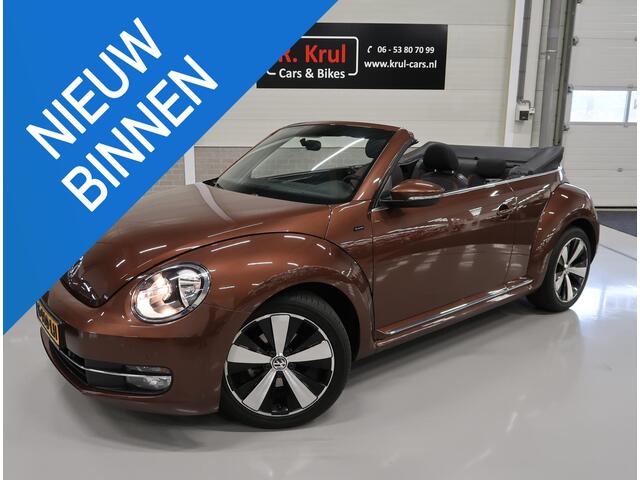 Volkswagen BEETLE (NEW) Cabriolet 1.2 TSI Allstar Airco-ecc Half leer Navigatie Camera Stoelverwarming Cruise control Boekjes Bluetooth 18 inch Sportvelgen PDC Windscherm Afdekhoes Nieuwstaat