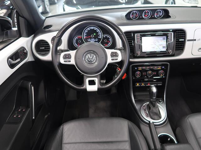 Volkswagen BEETLE (NEW) Cabriolet 1.4 TSI R-Line Limited Edition 05/70 R-Line Xenon Leer App connect Navigatie Camera Automaat Airco-ecc Windscherm Dealer onderhouden