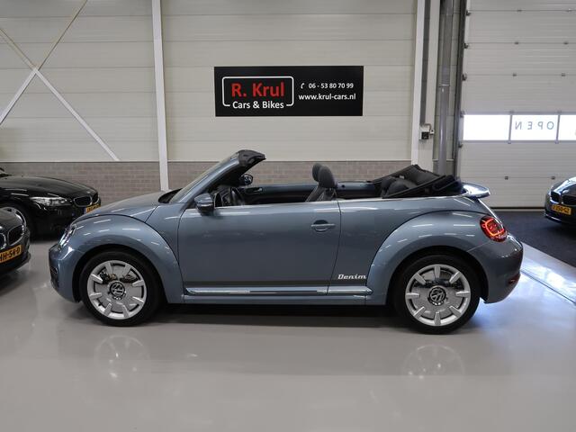 Volkswagen BEETLE (NEW) 1.4 TSI Denim Sportstoelen Xenon Automaat Fender App connect LED PDC Navigatie 18 inch Windscherm 1e Eigenaar Extra meters Afdekhoes Nieuwstaat Lage km.stand