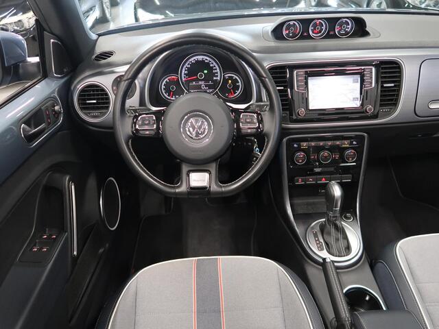 Volkswagen BEETLE (NEW) 1.4 TSI Denim Sportstoelen Xenon Automaat Fender App connect LED PDC Navigatie 18 inch Windscherm 1e Eigenaar Extra meters Afdekhoes Nieuwstaat Lage km.stand