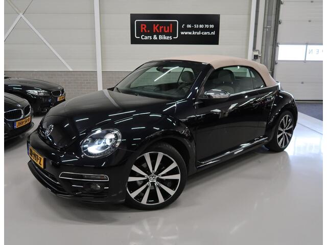Volkswagen BEETLE (NEW) Cabriolet 1.4 TSI Exclusive Leer 19 inch Sportvelgen Xenon Fender Navigatie Camera Stoelverwarming PDC App connect Extra meters Onderhoud aanwezig Diamond Stitch Bentley Leder