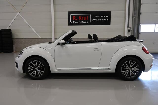 Volkswagen BEETLE (NEW) Cabriolet 1.2 TSI Allstar Airco-ecc Navigatie Camera Stoelverwarming App connect Nieuwstaat Half Leer Boekjes aanwezig Bluetooth Cruise control PDC