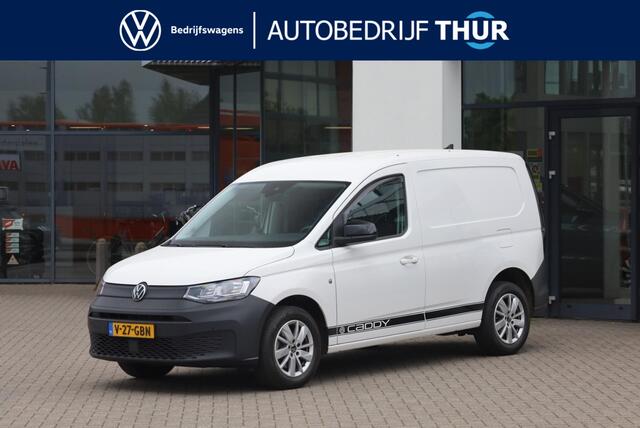 Volkswagen CADDY Cargo 1.5 TSI Comfort 115PK / 84kW, NL auto 1e eigenaar nieuw door ons geleverd, achteruitrijcamera (rear view), 16" 'Wien' LMV, cruise control, multifunctioneel lederen stuurwiel, navigatie, keyless start, parkeersensoren voor en achter (pdc), dichte sch
