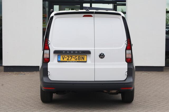 Volkswagen CADDY Cargo 1.5 TSI Comfort 115PK / 84kW, NL auto 1e eigenaar nieuw door ons geleverd, achteruitrijcamera (rear view), 16" 'Wien' LMV, cruise control, multifunctioneel lederen stuurwiel, navigatie, keyless start, parkeersensoren voor en achter (pdc), dichte sch