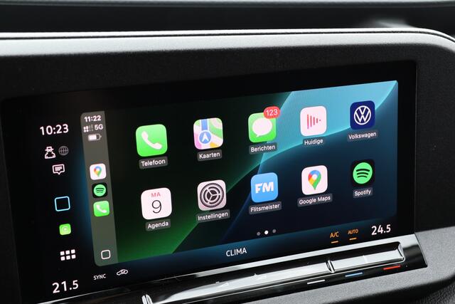 Volkswagen CADDY Cargo 2.0 TDI DSG R-Line | LED | Camera | CarPlay | Lane Assist | Virtual Cockpit | Cruise control | DAB | Trekhaak | Keyless Go | Fabrieksgarantie