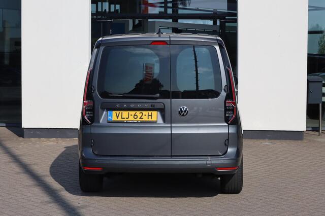Volkswagen CADDY Cargo 2.0 TDI 1st Edition 122PK / 90kW DSG, 17" hoogglans zwarte LMV, full LED verlichting, digital cockpit, navigatie, verwarmbare voorruit, verwarmbare voorstoelen, keyless entry, achterdeuren met ruit en achterwisser, dodehoekdetectie (side assist), go