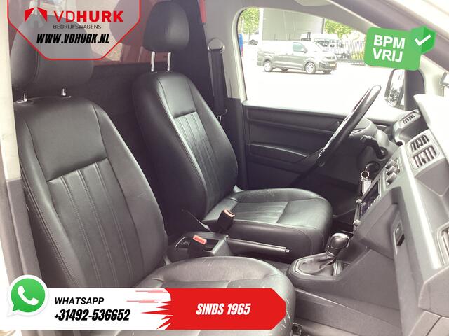 Volkswagen CADDY 2.0 TDI 100 pk Aut. Exclusive Edition BPM VRIJ! NL Auto/ Adapt. Cruise/ Xenon/ Leder/ Alarm III/ LMV/ Carplay/ Navi/ Sidebars/ PDC