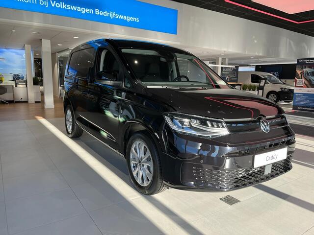 Volkswagen CADDY Bedrijfswagens Cargo 2.0 TDI Style 122 pk 90 kW pk 7 versnellingen DSG |18" Velgen | Styling pakket| Lederen bekleding | BPM vrij | Alarm 1 | Comfortpakket 3 | Led koplampen incl. led mistlampen en dynamische lichtbundelverstelling | Trekhaak met vaste ko