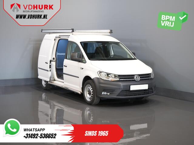 Volkswagen CADDY 2.0 TDI 100 pk DSG Aut. L2 Maxi BPM VRIJ! Imperiaal/ Sidebars/ Verw.voorruit/ Carplay/ Cruise/ Airco