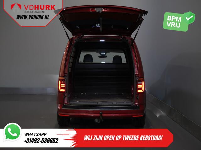 Volkswagen CADDY 2.0 TDI 100 pk C-Edition DSG Aut. BPM VRIJ! Bi-Xenon/ Adapt. Cruise/ Leder/ Climate/ Carplay/ Stoelverw./ Roofrails/ Sidesteps/ Trekhaak