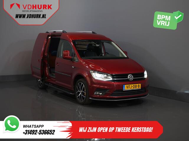 Volkswagen CADDY 2.0 TDI 100 pk C-Edition DSG Aut. BPM VRIJ! Bi-Xenon/ Adapt. Cruise/ Leder/ Climate/ Carplay/ Stoelverw./ Roofrails/ Sidesteps/ Trekhaak