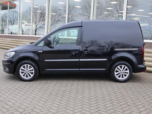 Volkswagen CADDY 2.0 TDI 105 PK DSG AUT. HIGHLINE *MARGE!* + LED | ADAPTIVE CRUISE | 2 SCHUIFDEUREN | TREKHAAK | DAB | STOELVERW.