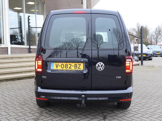 Volkswagen CADDY 2.0 TDI 105 PK DSG AUT. HIGHLINE *MARGE!* + LED | ADAPTIVE CRUISE | 2 SCHUIFDEUREN | TREKHAAK | DAB | STOELVERW.