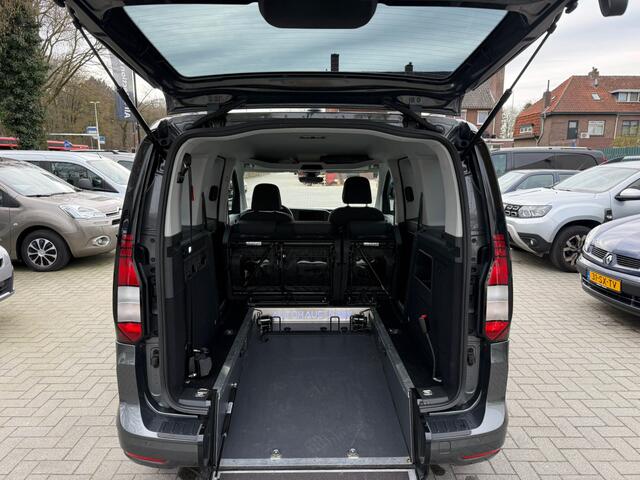 Volkswagen CADDY 1.5 TSI Rolstoelauto L1 Automaat 3+1 of 5+0 - Alle opties - Bodemverlaging - Rolstoelvervoer