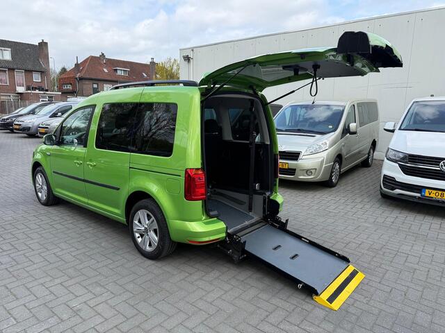 Volkswagen CADDY TSI Trendline - Rolstoelauto 3+1 - Bodemverlaging - Luxe uitvoering - 1e Eigenaar - Rolstoelvervoer