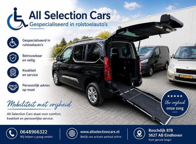 Volkswagen CADDY 1.4 TSI Rolstoelauto Rolstoel voorin - Zelfrijder of meerijder - Uniek !