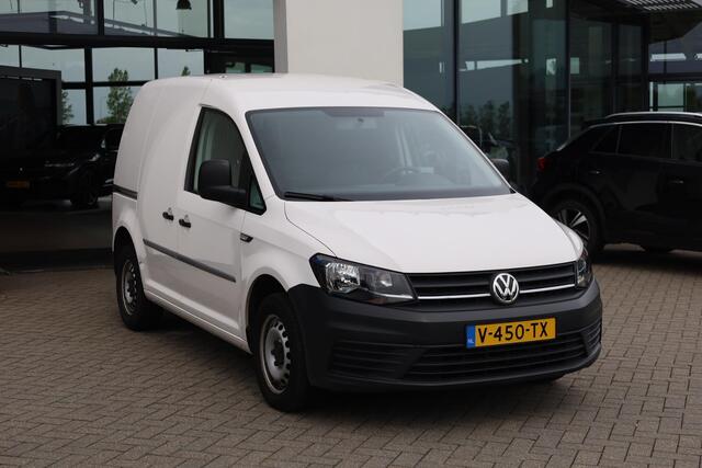 Volkswagen CADDY 2.0 TDI L1H1 BMT Trendline NL auto 1e eigenaar dealeronderhouden Airco, tussenschot, schuifdeur rechts, parkeersensoren achter, trekhaak, radio, elektrisch verstel- en verwarmbare buitenspiegels, achterdeuren met ruit etc.