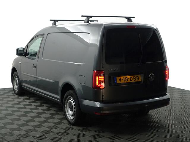 Volkswagen CADDY MAXI 2.0 TDI Euro 6 Highline L2 Aut- Stoelverwarming, Carplay, Park Assist, Imperiaal, MF Stuur, Grijs Kenteken