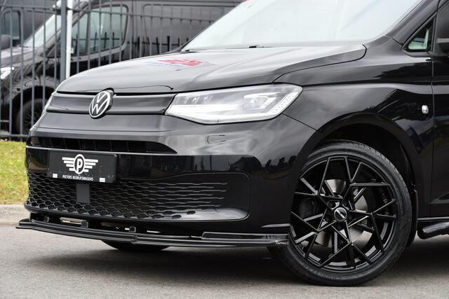 Volkswagen CADDY MAXI Cargo 2.0 TDI Black Edition Cruise, Camera, Carplay, Stoelverwarming, 122PK, LED, Sensoren, Trekhaak, Standkachel, Uniek!
