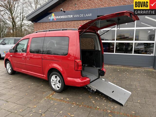 Volkswagen CADDY MAXI 1.4 TSI Comfortline 5p Rolstoelauto bodemverlaging 5+1 ( Navigatie, camera, Adaptive Cruise Control) RIJKLAARPRIJS!