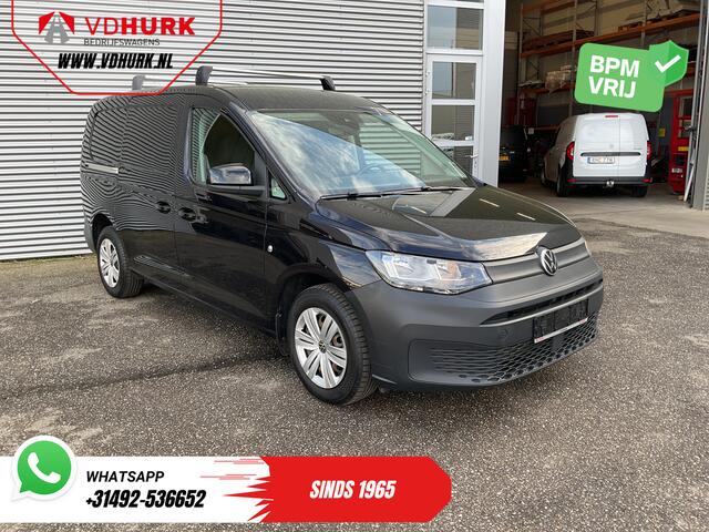 Volkswagen CADDY MAXI Cargo 2.0 TDI 125 pk DSG Aut. Standkachel/ Stoelverw./ Carplay/ Airco/ Dakdragers/ Cruise/ PDC/ Trekhaak