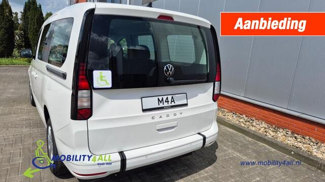 Volkswagen CADDY MAXI 6-persoons Rolstoelauto Taxi automaat