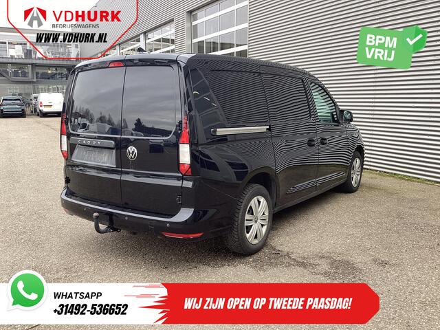 Volkswagen CADDY MAXI Cargo 2.0 TDI 125 pk DSG Aut. L2 Standkachel/ Carplay/ Stoelverw./ Inrichting/ Airco/ Cruise/ PDC/ Trekhaak