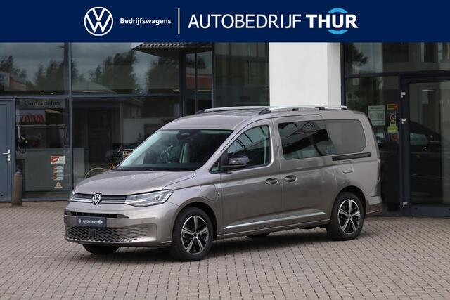 Volkswagen CADDY MAXI 1.5 TSI Hybride Style 150PK / 110kW DSG, Draadloos Apple Carplay & Android Auto, 17" 'Colombo' LMV, ErgoComfortstoel bestuurder en bijrijder, achteruitrijcamera (rear view), dodehoekdetectie (side assist), keyless entry & go, navigatie, winterpakket (verw