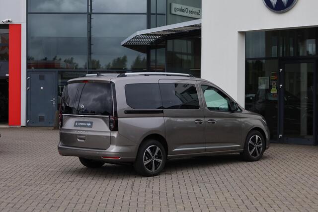 Volkswagen CADDY MAXI 1.5 TSI Hybride Style 150PK / 110kW DSG, Draadloos Apple Carplay & Android Auto, 17" 'Colombo' LMV, ErgoComfortstoel bestuurder en bijrijder, achteruitrijcamera (rear view), dodehoekdetectie (side assist), keyless entry & go, navigatie, winterpakket (verw
