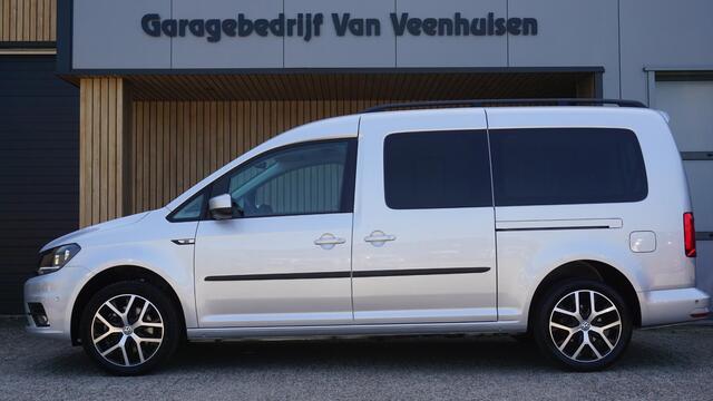 Volkswagen CADDY MAXI 1.4 TSI 125pk 7-Zits Edition 2x Schuifdeur Leder Navi Stoelverwarming 17inch LM *1e Eigenaar* 76062km!