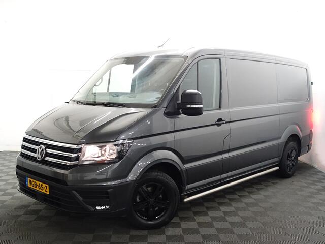 Volkswagen CRAFTER 35 2.0 TDI Euro 6 L2H1 Highline+ Aut- 3 Pers, CarPlay, Ergo Comfort, Cruise, Clima, Grijs Kenteken