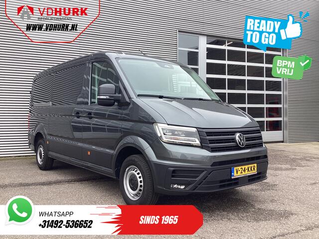 Volkswagen CRAFTER 35 2.0 TDI 140 pk Aut. L3H2 2x Schuifdeur/ LED/ Virtual Cockpit/ Gev.Stoel/ 270Gr.Deuren/ Carplay/ Navi/ Trekhaak/ Camera/ Cruise