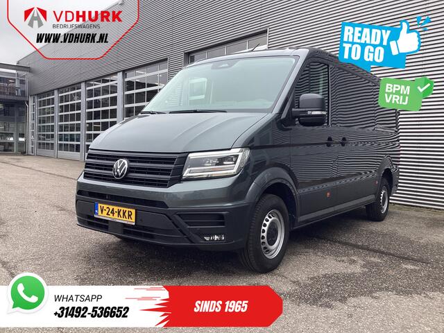 Volkswagen CRAFTER 35 2.0 TDI 140 pk Aut. L3H2 2x Schuifdeur/ LED/ Virtual Cockpit/ Gev.Stoel/ 270Gr.Deuren/ Carplay/ Navi/ Trekhaak/ Camera/ Cruise